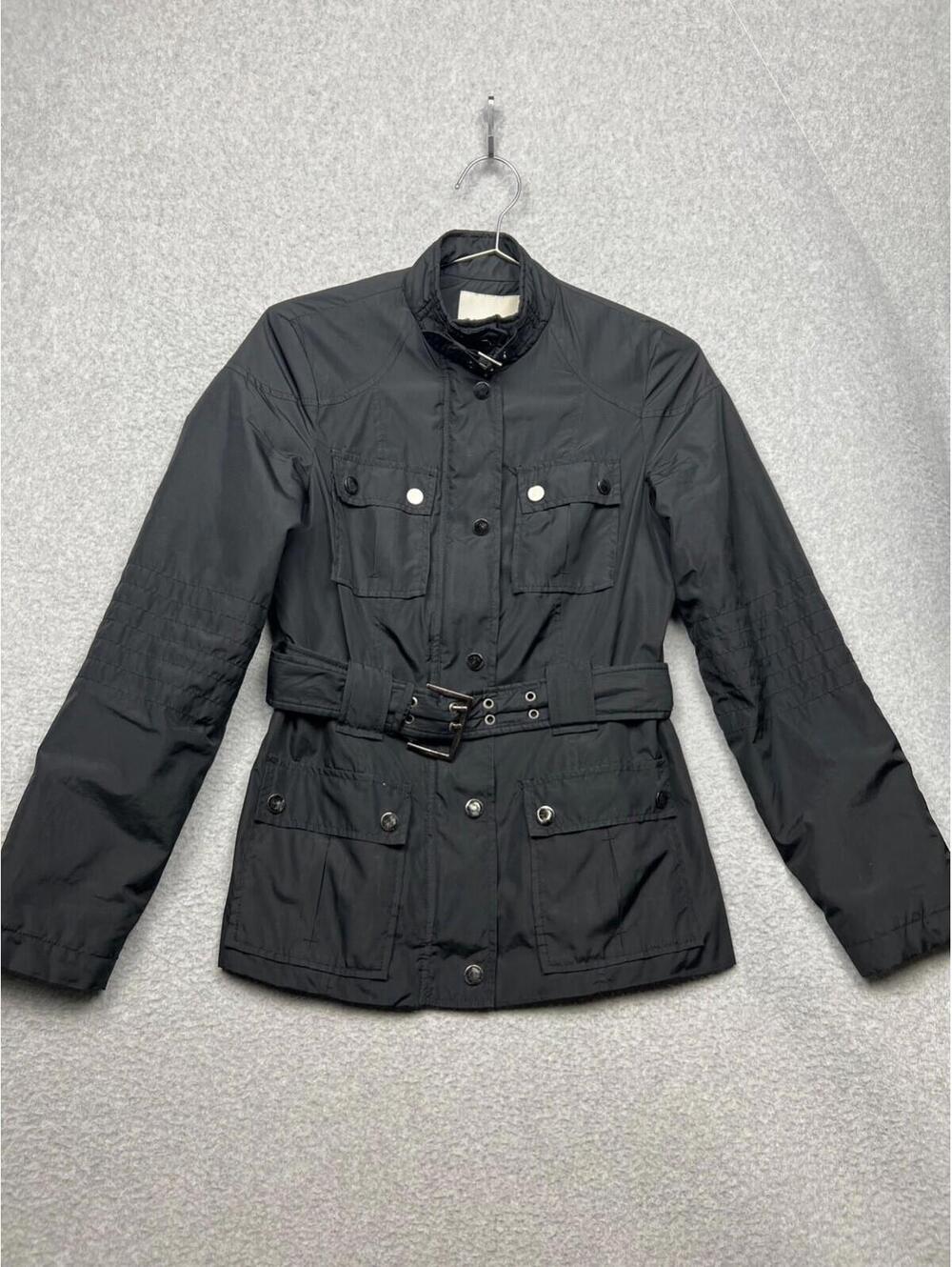 Zara Basic Lightweight Windbreaker Military Jacket Womens XS Simple classic